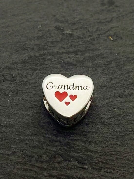 Pandora Jewelry - Pandora I Love Grandma Heart Charm Sterling Silver Jewelry
